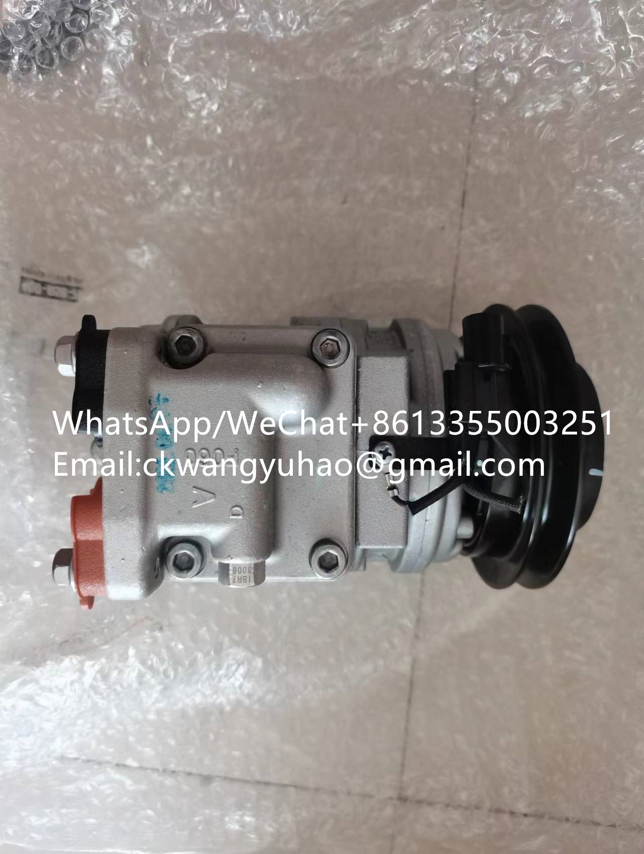 4190001135Compressor - 4110002126053  BUSHING  11221209  BUSHING
4110002126059  Oil pipe  11221214  OIL LINE
4110002126061  DRAINING VALVE  11220879  DRAIN VALVE
4110002126068  O-RING  11221225  O-RING
4110002126069  PISTON PIN  11221222  PISTON PIN
4110002126070  RETAINING RING  11221223  RING
4110002126072  Bracket  11221226  BRACKET
4110002126073  Bracket  11221227  BRACKET
4110002126074  Bracket  11221228  BRACKET
4110002126082  Push rod  11221993  PUSH ROD
4110002126083  Tappet  11221237  TAPPET
4110002126084  ACTUATOR  11221978  ACTUATOR
4110002126085  ACTUATOR  11221975  ACTUATOR
4110002126089  Screw  11221243  FLANGE SCREW
4110002126093  SEALING RING  11221246  LIP SEAL
4110002126100  SCREW  11221252  SCREW
4110002126106  COVER PLATE  11221251  COVER
4110002126107  CRANKSHAFT  11221256  CRANKSHAFT
4110002126109  BUSHING  11221266  BUSHING
4110002126110  SCREW  11221268  SCREW
4110002126112  MAIN BEARING  11221257  MAIN BEARING
4110002126114  THRUST WASHER  11221980  THRUST WASHER
4110002126115  SCREW  11222207  Screw
4110002126119  SCREW  11221279  SCREW
4110002126120  BUSHING  11220920  BUSHING
4110002126122  GASKET  11224556  Gasket
4110002126125  PLUG  11221283  PLUG
4110002126126  GASKET  11221284  GASKET
4110002126128  GASKET  11221285  GASKET
4110002126129  PLUG  11224557  Plug
4110002126131  GASKET  11220562  GASKET
4110002126135  OIL PUMP HOUSING  11221290  OIL PUMP HOUSING
4110002126136  SEALING RING  11221291  LIP SEAL
4110002126138  SEALING WASHER  11221292  GASKET
4110002126142  SCREW  11222516  Hexagon screw
4110002126144  Bolt  11221272  Hexagon screw
4110002126145  DELIVERY VALVE  11221297  DELIVERY VALVE
4110002126146  BUSHING  11221298  SLEEVE
4110002126147  SPRING  11221299  COMPRESSION SPRING
4110002126149  RING  11221301  RING
4110002126150  OIL COOLER  11221304  OIL COOLER
4110002126151  OIL COOLER  11221305  OIL COOLER
4110002126154  SCREW  11221307  SCREW
4110002126155  SEALING WASHER  11221308  SEALING