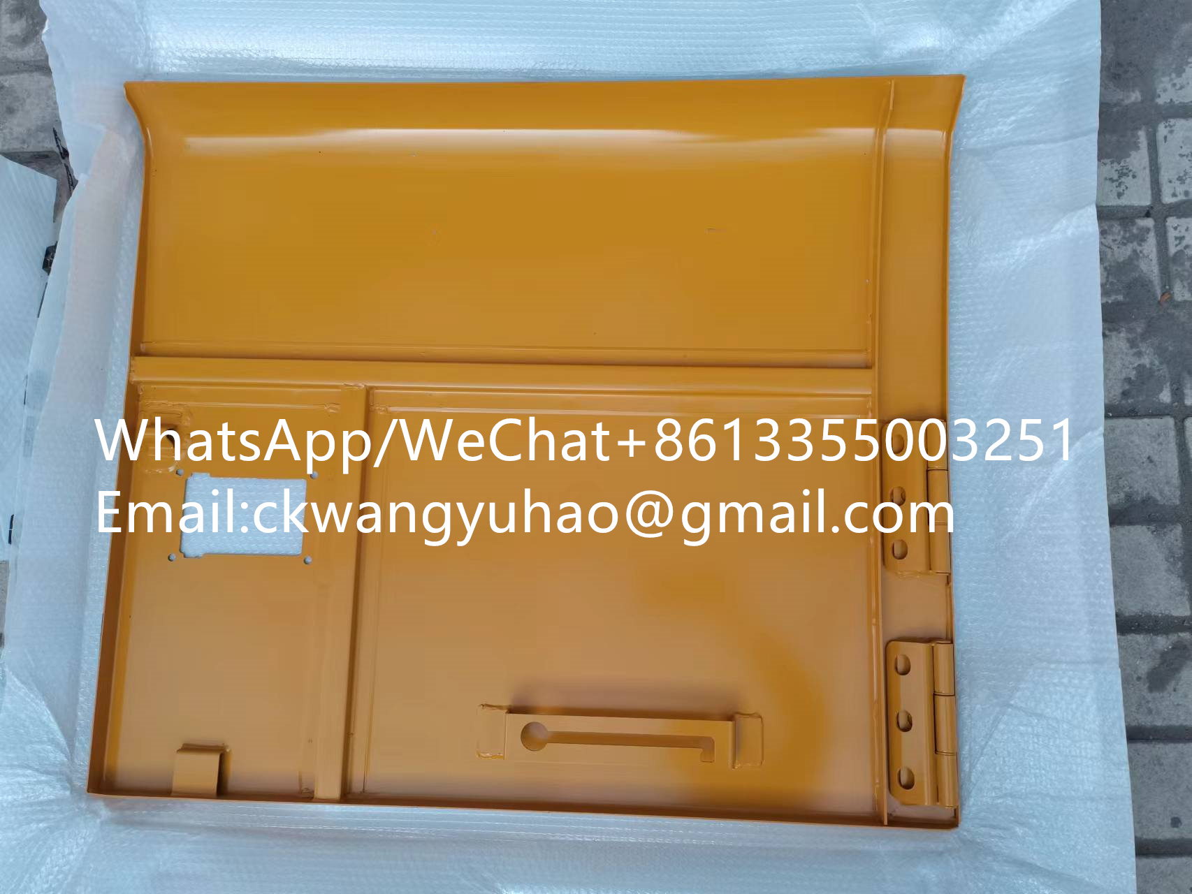 14402747door - 4110000084084  SPACER  7200000715  PLATE
4110000084098  FLANGE  4110000084135  FLANGE
4110000084101  RETAINING RING  4110000217061  WASHER
4110000084108  RETAINING RING  4110000217066  WASHER
4110000084109  SEALING RING  4110000217051  SPACER RING
4110000084129  NUT  4110000518002  NUT
4110000108002  AIR CLEANER  4190000881  AIR CLEANER
4110000108009  GASKET  4110001891010  Gasket
4110000108012  BEARING SHELL  4110000108027  BEARING SHELL
4110000108013  BEARING SHELL  4110000108027  BEARING SHELL
4110000108014  BEARING SHELL  4110000108027  BEARING SHELL
4110000108015  BEARING SHELL  4110000108027  BEARING SHELL
4110000108018  CYLINDER LINER  4110000560131  CYLINDER LINER
4110000108019  PISTON RING  4110000108028  PISTON RING
4110000108020  PISTON RING  4110000108028  PISTON RING
4110000108021  PISTON RING  4110000108028  PISTON RING
4110000108024  CONNECTING ROD  4110000560038  CONNECTING ROD
4110000108031  Piston ring  4110001161012  PISTON RING KIT
4110000112001  CONTROL CABLE  4110000556222  CONTROL CABLE
4110000113008  PIPE  4110000556098  PIPE
4110000127009  BELT  4110000555021  BELT
4110000127010  THERMOSTAT  4110000555018  THERMOSTAT
4110000127011  WATER PUMP  4110000555174  WATER PUMP
4110000127014  OIL FILTER  4110000179020  OIL FILTER
4110000129001  OIL FILTER  4110000677001  OIL FILTER
4110000129002  FUEL FILTER INSERT  4110000677002  FUEL FILTER
4110000129007  PLUG  4110000129009  SCREW
4110000129113  GASKET  4110000315  RUBBER WASHER
4110000129157  OIL PRESSURE SENSOR  4130000772  PRESSURE SWITCH
4110000129236  SCREW  4110000129033  SCREW
4110000129292  FUEL PUMP  4110000317  FUEL PUMP
4110000129356  WASHER  4110000129071  SUPPORT
4110000129357  GASKET  4110000129109  GASKET
4110000129359  V-BELT  4110000129005  BELT
4110000129360  THERMOSTAT  4110001600036  Thermostat
4110000129378  FLANGE  4110000129128  FLANGE
4110000129380  SPRING  4110000129192  SPRING
4110000145005  OIL SUMP  4110000184001  OIL SUMP
4110000145036  SHIFT CONTROL VALVE  4110000076158  CONTROL VALVE
4110000145037  GEAR SELECTOR  4190000388  GEAR SELECTOR
4110000145039  FILTER  4110000076368  OIL FILTER
4110000145062  LOCK PLATE  4110000076369  WASHER
4110000145063  RETAINING RING  4110000076213  RETAINING RING
4110000145072  RETAINING RING  4110000076298  RETAINING RING