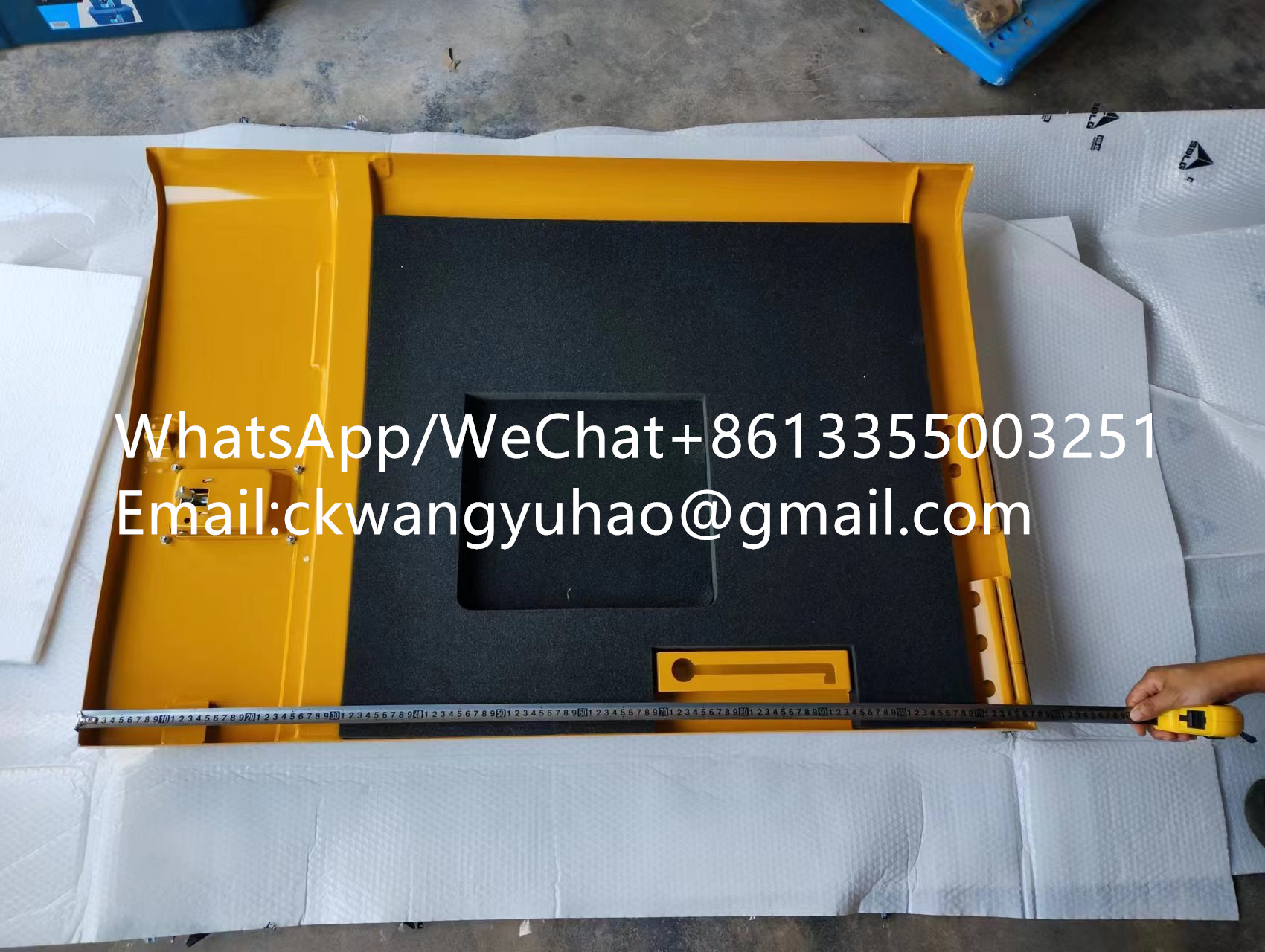 14401210door - 14405790  SUPERSTRUCTURE FRAME  14406769  Superstructure frame
14405804  V-belt  4110000688  V-BELT
14405808  BUMPER  11210864  BUMPER
14405809  BUMPER  11210865  BUMPER
14405810  tool box  11219558  BOX
14405820  BRACKET  14407122  Bracket
14405871  Superstructure frame  14407449  Superstructure frame
14405877  Air filter  4110000763001  AIR FILTER INSERT
14405878  Air filter insert  4110000763002  AIR FILTER INSERT
14405881  FUSE BOX  14408226  Fuse and relay unit
14405883  FUSE BOX  14408228  Fuse and relay unit
14405927  BRACKET  14405930  BRACKET
14405941  MOTOR HOUSING  11222997  Drive unit
14405944  Air filter insert  4110000679001  AIR FILTER INSERT
14405945  Air filter insert  4110000679002  AIR FILTER INSERT
14405946  DECAL  14401689  Decal
14405948  Superstructure frame  14407094  Superstructure frame
14405959  Hose  11220131  HOSE
14405962  Framework  14408167  Framework
14405968  Framework  14408158  Framework
14406034  Dipper arm  14408269  Dipper arm
14406048  Cover  11210242  COVER
14406049  O-ring  11210243  O-RING
14406096  DECAL  11224857  Decal
14406124  Hose  14409355  Hose
14406143  Spacer  14407617  Spacer
14406146  FAN  14407469  Fan
14406162  Radiator  14407618  Radiator
14406173  Flow valve  11225434  null
14406200  Charge air pipe  11215692  PIPE
14406258  Fan  4110003611  Fan
14406278  Cover  14408112  Cover
14406295  ANTI-SLIP DEVICE  14407260  Anti-slip device
14406296  Cover plate  14407256  Cover
14406297  Cover plate  14407258  Cover
14406300  Cover plate  14408114  Cover
14406313  Protecting plate  14407288  Protecting plate
14406326  Air cleaner  11215607  AIR CLEANER
14406327  Air filter insert  4110001764002  FILTER INSERT
14406328  Air filter insert  4110001764001  FILTER INSERT
14406330  Cover  11215606  END COVER
14406344  Framework  14408257  Framework
14406345  Framework  14407344  Framework
14406382  Hydraulic fluid filter  11214482  HYDRAULIC FLUID FILTER