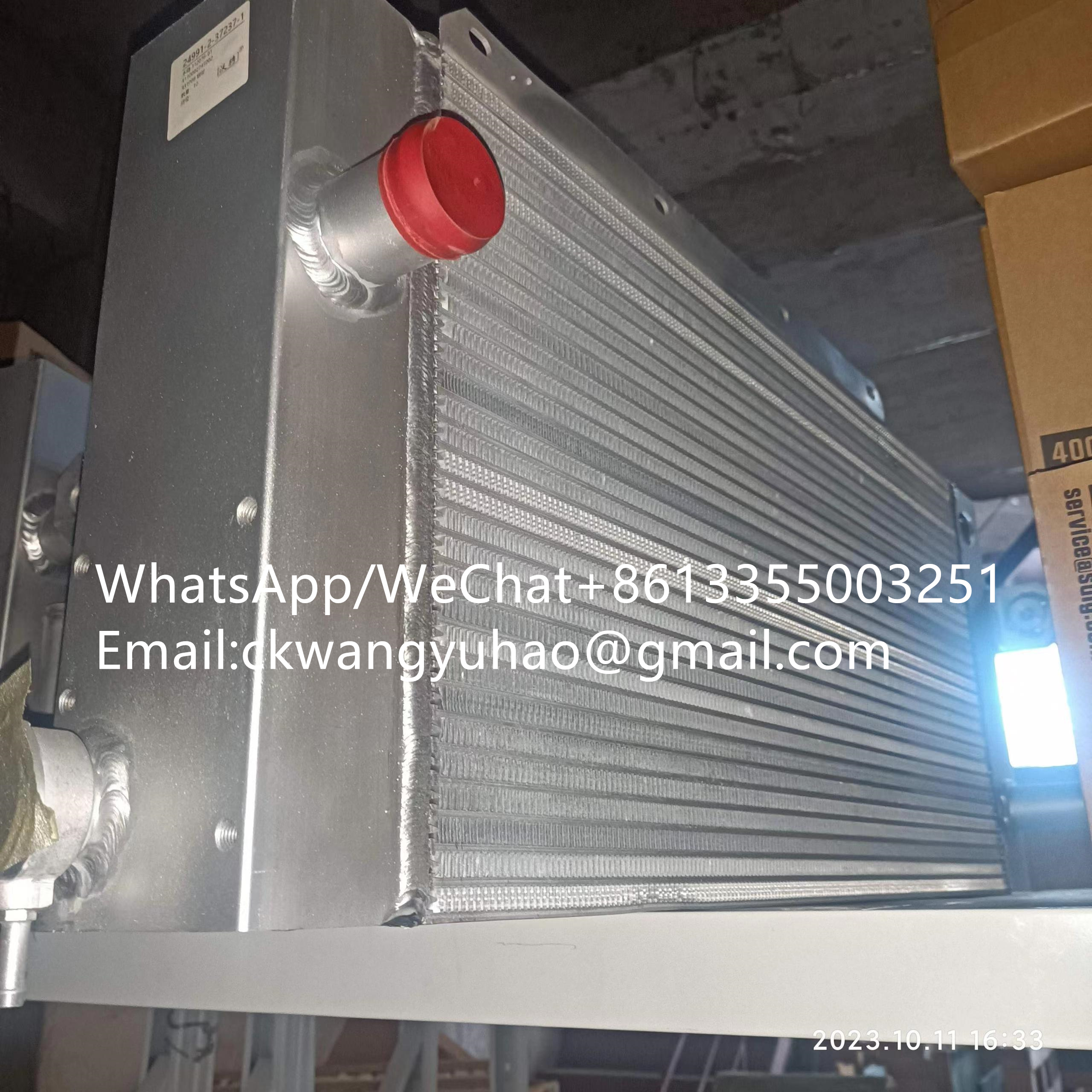 4110002745002Radiator - 11222985  Hexagon screw  11210103  HEXAGON SCREW
11222987  Screw  11211929  HEXAGON SCREW
11222995  Drive unit  11224192  Drive unit
11222997  Drive unit  11223716  Drive unit
11222998  Drive unit  11224086  Drive unit
11222999  Drive unit  11223957  Drive unit
11223003  Screw  11210153  HEX. SOCKET SCREW
11223004  Screw  11211620  CROSS RECESSED SCREW
11223006  Drive unit  11224720  Drive unit
11223032  Clamp  11211137  HOSE CLAMP
11223034  Clamp  11225021  Clamp
11223035  Clamp  4110004378  Clamp
11223036  Clamp  4110004381  Clamp
11223037  Clamp  11225021  Clamp
11223038  Clamp  4110004377  Clamp
11223039  Clamp  4110004380  Clamp
11223040  Clamp  11225021  Clamp
11223043  Washer  11210538  WASHER
11223044  Hexagon screw  11210098  HEXAGON SCREW
11223045  Washer  11210218  WASHER
11223048  Swing motor  11224763  Drive unit
11223052  Screw clamp  4110004378  Clamp
11223053  Hexagon screw  11210099  HEXAGON SCREW
11223059  Clamp  4110004378  Clamp
11223060  Clamp  4110004383  Clamp
11223063  Control valve  11225244  Control valve
11223068  Foot operated switch  11225603  null
11223070  Hexagon screw  11210125  HEXAGON SCREW
11223076  Hexagon nut  11214279  HEXAGON NUT
11223077  Hexagon screw  11216548  HEXAGON SCREW
11223078  Hexagon screw  11210124  HEXAGON SCREW
11223080  Flange screw  11210033  FLANGE SCREW
11223082  Hexagon screw  11214666  HEXAGON SCREW
11223093  Hexagon screw  11210214  HEXAGON SCREW
11223100  Hexagon screw  11210154  HEX. SOCKET SCREW
11223102  Sealing  11224139  Sealing
11223109  Spring washer  11211961  SPRING WASHER
11223113  Hex. socket screw  11210150  HEX. SOCKET SCREW
11223114  Hex. socket screw  11220201  SCREW
11223126  Flang escrew  11210031  FLANGE SCREW
11223142  Cigarette lighter  29370007001  Cigarette lighter
11223143  Screw  11210123  HEXAGON SCREW
11223146  Plain washer_10.9 13x24x2.5  11220311  PLAIN WASHER
11223147  Screw  11210215  HEXAGON SCREW