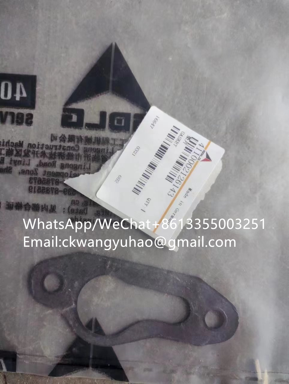 4110002126143Gasket - 29250008861  LUBRICATING PIPE  29241011421  Lubricating pipe
29250010281  COVER PLATE  29250028551  Cover plate
29250011531  PIN  4043006221  Weld pin
29250012701  PIN  4043002131  Weld pin
29250012791  PIN  4043002132  Weld pin
29250013221  FRONT FENDER  29250013222  Front fender
29250013241  FRONT FENDER  29250013242  Front fender
29250019241  Sleeve  29250027321  Bushing
29250024031  Front fender  29250026391  Front fender
29250024051  Front fender  29250026411  Front fender
29250025511  Lamp bracket  29250025513  Lamp bracket
29250025521  Lamp bracket  29250025523  Lamp bracket
29260015311  REAR FRAME  29260033941  Rear frame
29260015313  REAR FRAME  29260033941  Rear frame
29260023133  REAR FRAME  29260032231  REAR FRAME
29260040003  Rear frame  29260040004  Rear frame
29260040201  Rear frame  29260040202  Rear frame
29260041242  Rear frame  29260056191  null
29260041243  Rear frame  29260056191  null
29260041863  Rear frame  29260041864  Rear frame
29260041865  Rear frame  29260041866  Rear frame
29260043223  Rear frame  29260043224  Rear frame
29260044225  Rear frame  29260044226  Rear frame
29260045943  Rear frame  29260045944  Rear frame
29260045945  Rear frame  29260045946  Rear frame
29260046182  Rear frame  29260046183  Rear frame
29260046183  Rear frame  29260203251  Plate
29260046901  Rear frame  29260046902  Rear frame
29260047531  Rear frame  29260047532  Rear frame
29260050273  Rear frame  29260050274  Rear frame
29260050287  Rear frame  29260050288  Rear frame
29260050926  Rear frame  29260050927  Rear frame
29260052401  Rear frame  29260052402  null
29260053422  Rear frame  29260053423  Rear frame
29260053484  Rear frame  29260053485  Rear frame
29260054112  Rear frame  29260054113  Rear frame
29260056491  Rear frame  29260056492  Rear frame
29260201862  Raer frame  29260201863  Raer frame
29260202811  Rare frame  29260202812  null
29260202821  Rare frame  29260202822  null
29260203273  Rear frame  29260203274  Rear frame
29261002151  Pin  29261002152  Pin
29261002304  Rear frame  29261002305  Rear frame
29261002471  Rear frame  29261002472  Rear frame