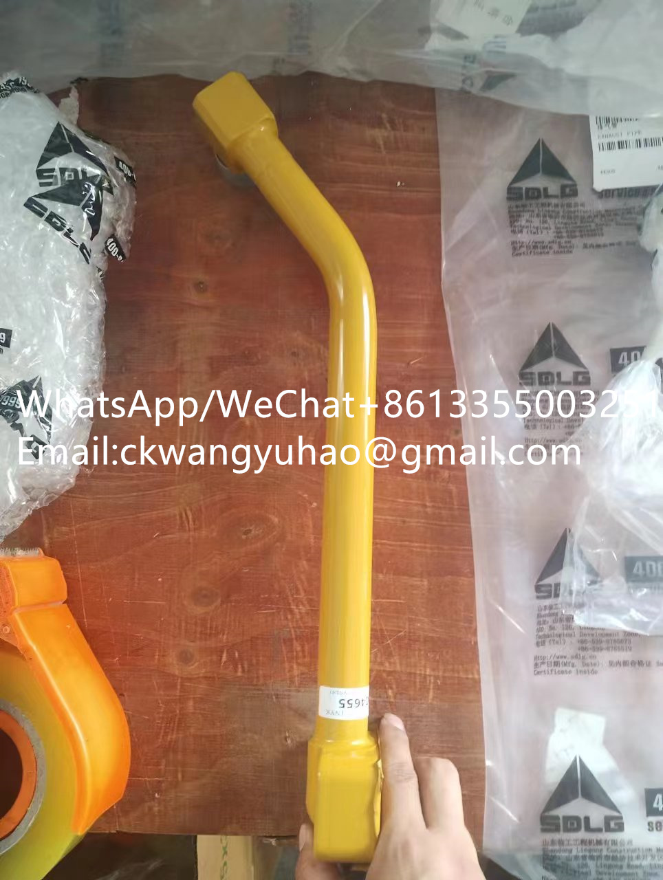 14404655 Steel Pipe - SDLG Wheel Excavator E7150F Cylinder Steel Pipe 14404655 Steel Pipe