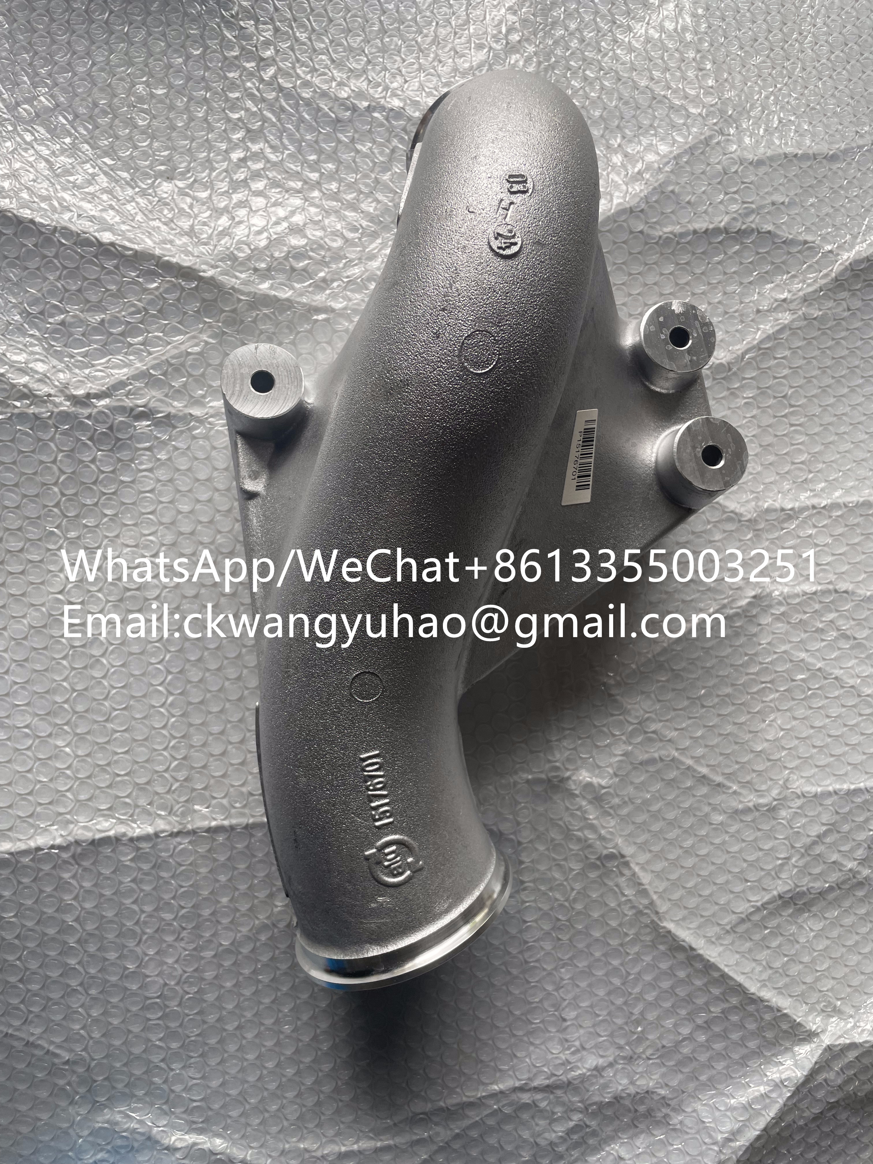11215692 Pipe 15176701 - SDLG Excavator 360F 400F 460F 500F Volvo D13 Engine Turbocharger Pipe 11215692 Pipe 15176701
