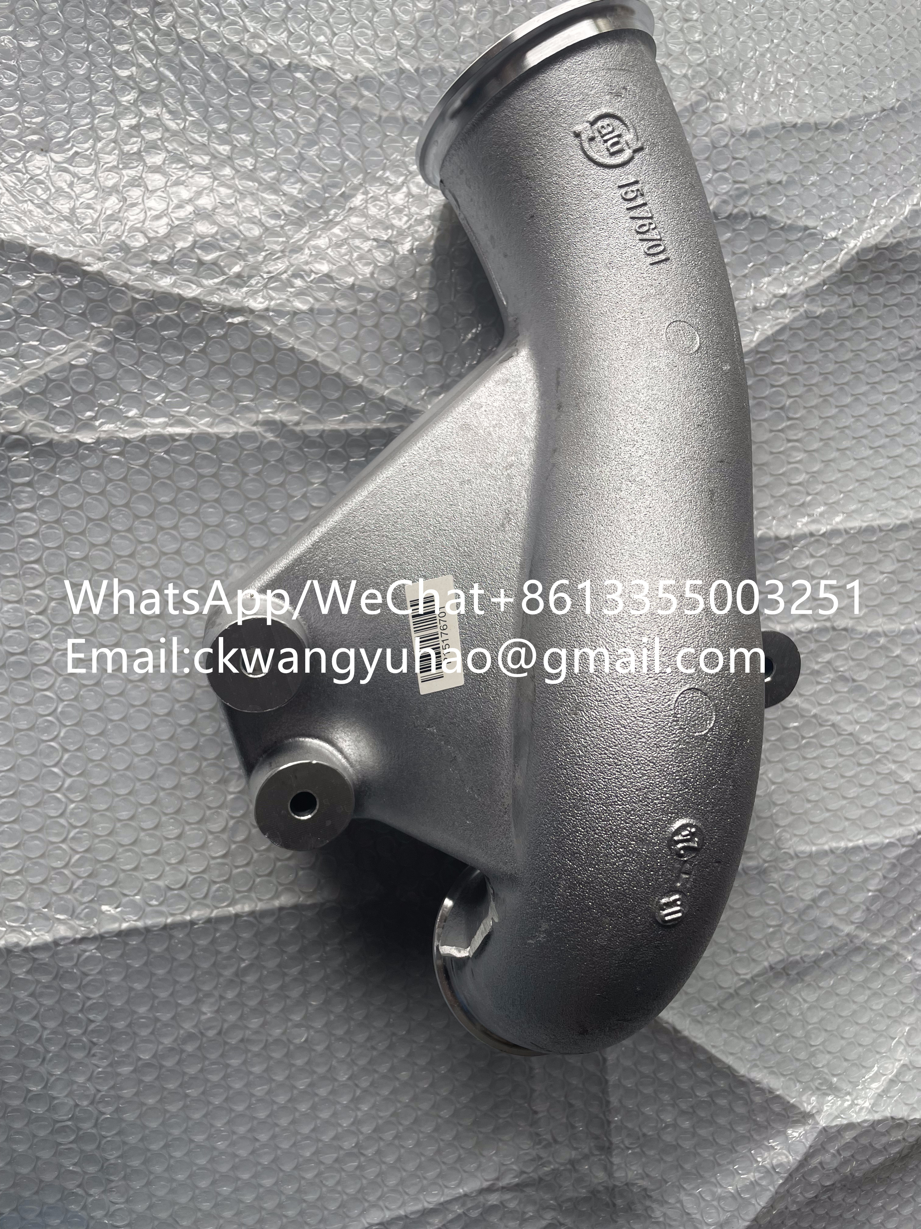 11215692 Pipe 15176701 - SDLG Excavator 360F 400F 460F 500F Volvo D13 Engine Turbocharger Pipe 11215692 Pipe 15176701